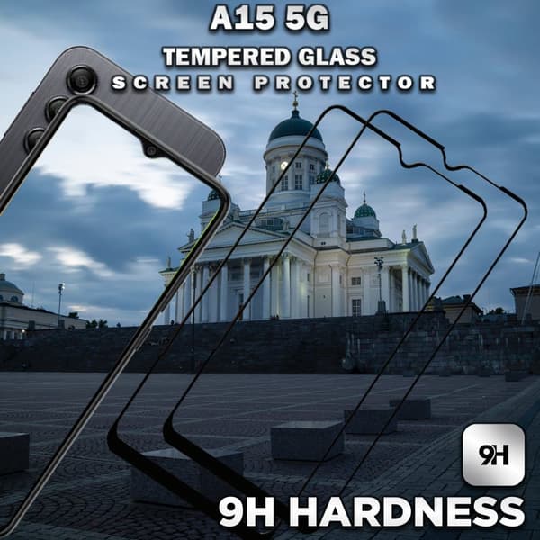 2-Pack Samsung Galaxy A15 5G- Härdat Glas 9H - Super Kvalitet 3D Skärmskydd