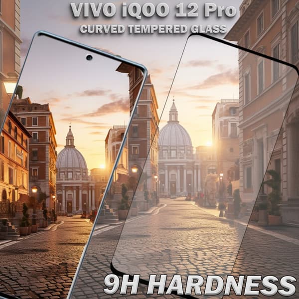 1-Pack Vivo iQOO 12 Pro Skärmskydd - Härdat Glas 9H - Super kvalitet 3D
