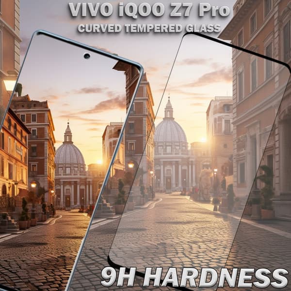 1-Pack Vivo iQOO Z7 Pro Skärmskydd - Härdat Glas 9H - Super kvalitet 3D