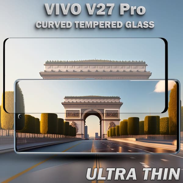 1-Pack Vivo V27 Pro Skärmskydd - Härdat Glas 9H - Super kvalitet 3D
