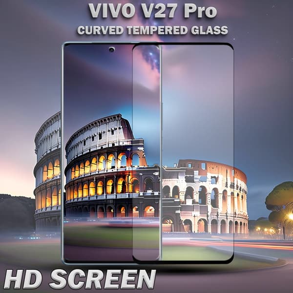 1-Pack Vivo V27 Pro Skärmskydd - Härdat Glas 9H - Super kvalitet 3D