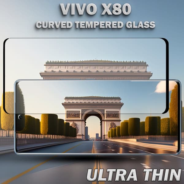 1-Pack Vivo X80 Skärmskydd - Härdat Glas 9H - Super kvalitet 3D