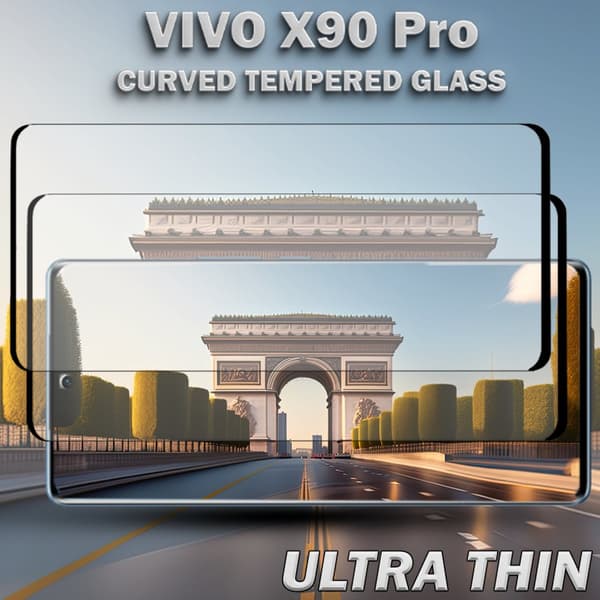 2-Pack Vivo X90 Pro Skärmskydd - Härdat Glas 9H - Super kvalitet 3D