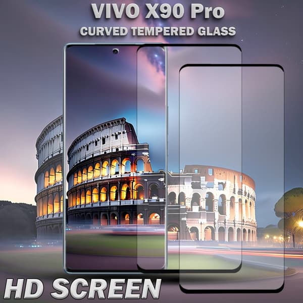 2-Pack Vivo X90 Pro Skärmskydd - Härdat Glas 9H - Super kvalitet 3D