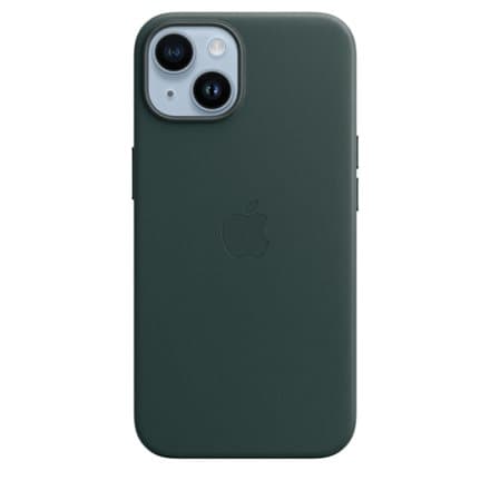 Apple 14 Leather Case with MagSafe Case with MagSafe Apple iPhone 14 Leather Forest Green