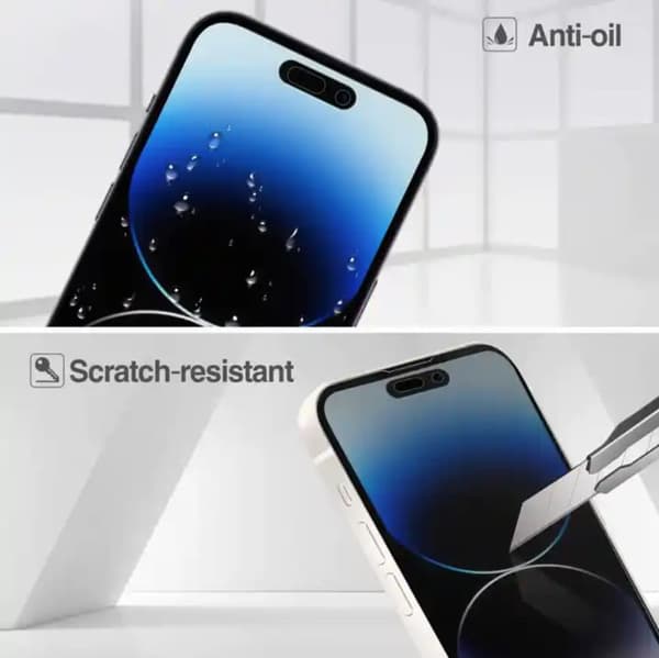Privacy iPhone 15 Skärmskydd i Härdat Glas - Extra Stark