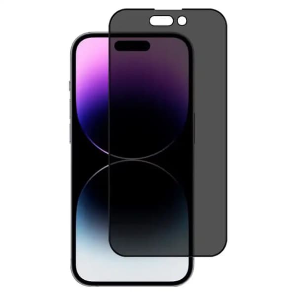 Privacy iPhone 15 Skärmskydd i Härdat Glas - Extra Stark