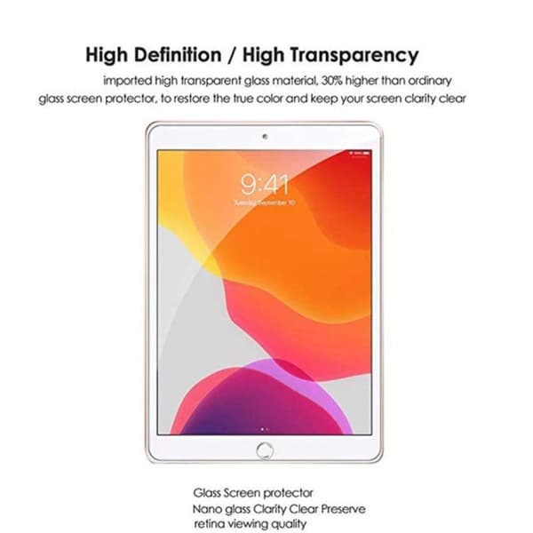 Skärmskydd iPad 9,7 gen5 2017 härdat glas 0,3 mm