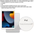 Miniatyrbild 2 av 11: iPad 10.2 2021/2020/2019 gen 9/8/7 skärmskydd härdat glas 9H
