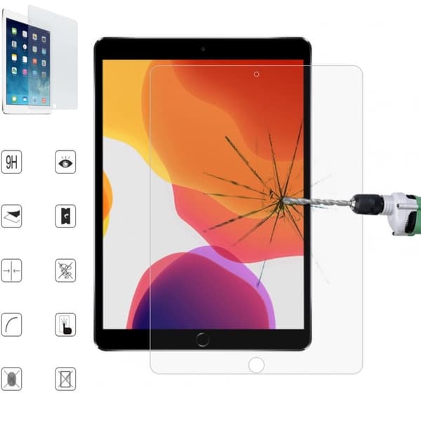 Skärmskydd iPad 10.2 2021/2020/2019 gen 9/8/7 härdat glas 0,3 mm