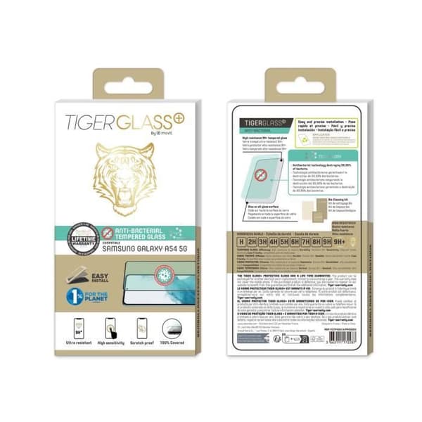 TIGER GLASS PLUS ANTIBAKTERIELLT HÄRDAT GLAS SAMSUNG GALAXY A54 5G