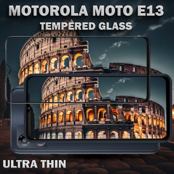 1-Pack MOTOROLA MOTO E13 Skärmskydd - Härdat Glas 9H - Super kvalitet 3D