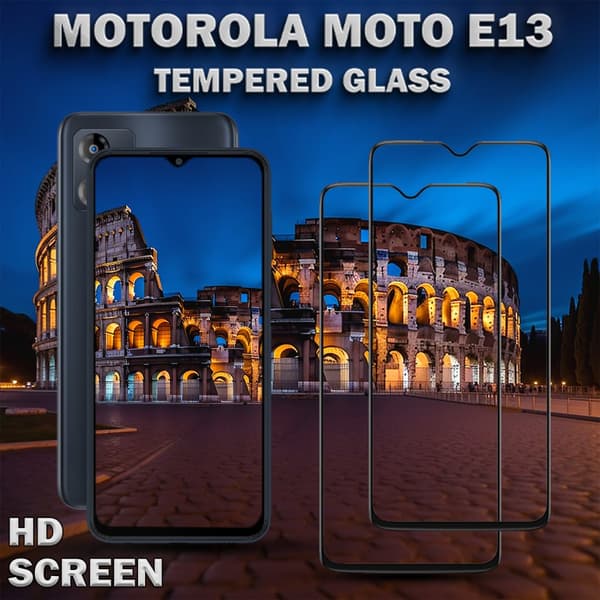 2-Pack MOTOROLA MOTO E13 Skärmskydd - Härdat Glas 9H - Super kvalitet 3D