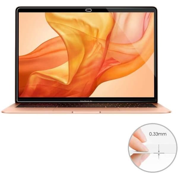 [2-pack] skärmskydd för MacBook Air 13 tum 2018 A1932, skärmskydd i härdat glas