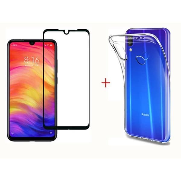 Skärmskydd - Härdat Glas - Redmi Note 7 - 100% Täckning - Flexibel - Rep resistant