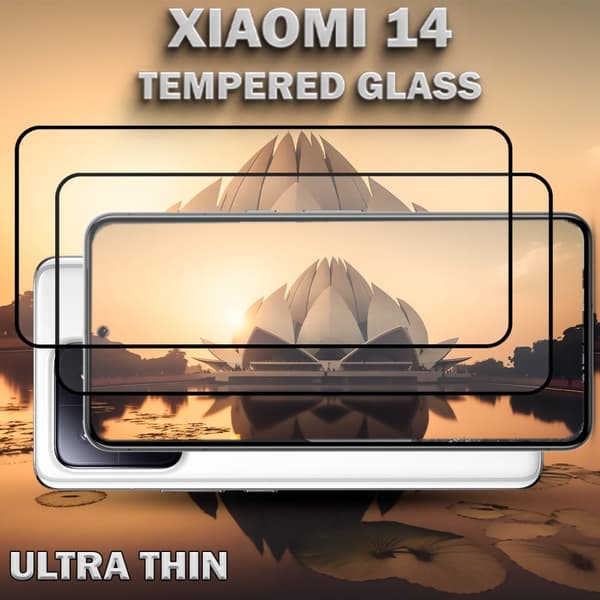 2-Pack XIAOMI 14 Skärmskydd - Härdat Glas 9H - Super kvalitet 3D