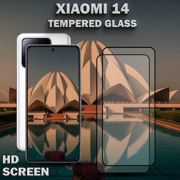 2-Pack XIAOMI 14 Skärmskydd - Härdat Glas 9H - Super kvalitet 3D