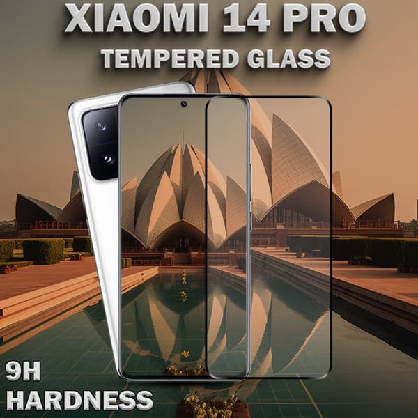 1-Pack XIAOMI 14 PRO Skärmskydd - Härdat Glas 9H - Super kvalitet 3D