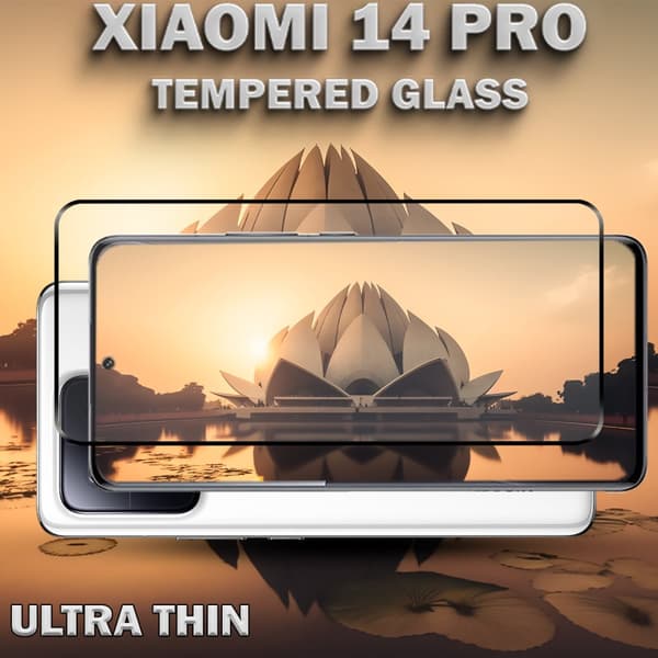 1-Pack XIAOMI 14 PRO Skärmskydd - Härdat Glas 9H - Super kvalitet 3D