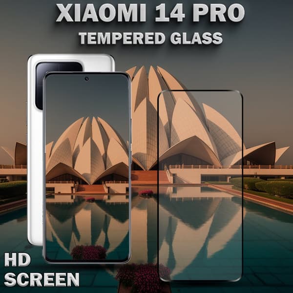 1-Pack XIAOMI 14 PRO Skärmskydd - Härdat Glas 9H - Super kvalitet 3D