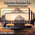 Miniatyrbild 5 av 5: 2-Pack XIAOMI REDMI 12 Skärmskydd - Härdat Glas 9H - Super kvalitet 3D