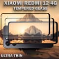 Miniatyrbild 5 av 5: 2-Pack XIAOMI REDMI 12 4G Skärmskydd - Härdat Glas 9H - Super kvalitet 3D