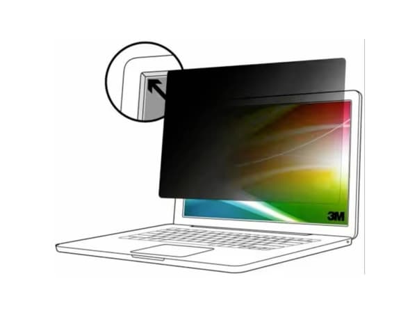 3M - Notebookpersonvernsfilter - lyssterk skjerm - klebemiddel - 12.1"