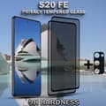 Miniatyrbild 3 av 6: 2-Pack Privacy SAMSUNG S20 FE Skärmskydd & 1-Pack linsskydd - Härdat Glas 9H - Super kvalitet 3D