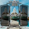 Miniatyrbild 2 av 6: 2-Pack Privacy SAMSUNG S21 FE 5G Skärmskydd & 2-Pack linsskydd - Härdat Glas 9H - Super kvalitet 3D