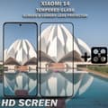 Miniatyrbild 2 av 5: 1-Pack XIAOMI 14 Skärmskydd & 1-Pack linsskydd - Härdat Glas 9H - Super kvalitet 3D