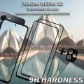 Miniatyrbild 3 av 5: 2-Pack XIAOMI REDMI 12 Skärmskydd & 1-Pack linsskydd - Härdat Glas 9H - Super kvalitet 3D