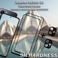 Miniatyrbild 3 av 5: 2-Pack XIAOMI REDMI 12 Skärmskydd & 2-Pack linsskydd - Härdat Glas 9H - Super kvalitet 3D