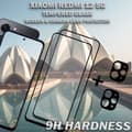 Miniatyrbild 3 av 5: 2-Pack XIAOMI REDMI 12 5G Skärmskydd & 2-Pack linsskydd - Härdat Glas 9H - Super kvalitet 3D