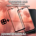 Miniatyrbild 4 av 5: 1-Pack Samsung A12 Skärmskydd & 1-Pack linsskydd - Härdat Glas 9H - Super kvalitet 3D