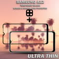 Miniatyrbild 5 av 5: 1-Pack Samsung A12 Skärmskydd & 1-Pack linsskydd - Härdat Glas 9H - Super kvalitet 3D