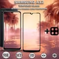 Miniatyrbild 1 av 5: 1-Pack Samsung A12 Skärmskydd & 1-Pack linsskydd - Härdat Glas 9H - Super kvalitet 3D