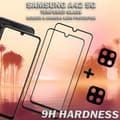 Miniatyrbild 3 av 5: 2-Pack Samsung A42 5G Skärmskydd & 2-Pack linsskydd - Härdat Glas 9H - Super kvalitet 3D