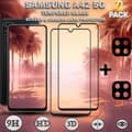 Miniatyrbild 1 av 5: 2-Pack Samsung A42 5G Skärmskydd & 2-Pack linsskydd - Härdat Glas 9H - Super kvalitet 3D