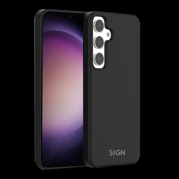 SiGN Liquid Silicone skal till Samsung Galaxy S24 Plus - Svart