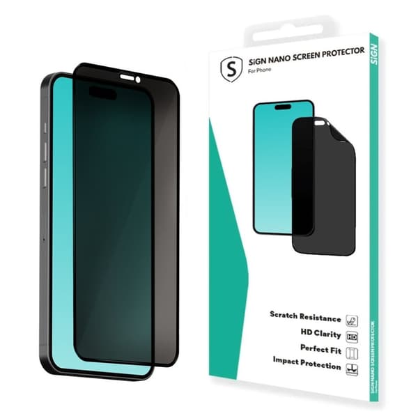 SiGN Strong Nano Samsung Galaxy A30 Privacy Skärmskydd