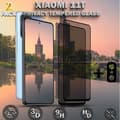 Miniatyrbild 1 av 6: 2-Pack Privacy XIAOMI 11T Skärmskydd & 1-Pack linsskydd - Härdat Glas 9H - Super kvalitet 3D