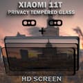 Miniatyrbild 5 av 6: 2-Pack Privacy XIAOMI 11T Skärmskydd & 2-Pack linsskydd - Härdat Glas 9H - Super kvalitet 3D