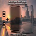 Miniatyrbild 6 av 6: 2-Pack Privacy XIAOMI 11T PRO Skärmskydd & 2-Pack linsskydd - Härdat Glas 9H - Super kvalitet 3D