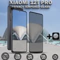 Miniatyrbild 1 av 6: 1-Pack Privacy XIAOMI 12T PRO Skärmskydd & 1-Pack linsskydd - Härdat Glas 9H - Super kvalitet 3D