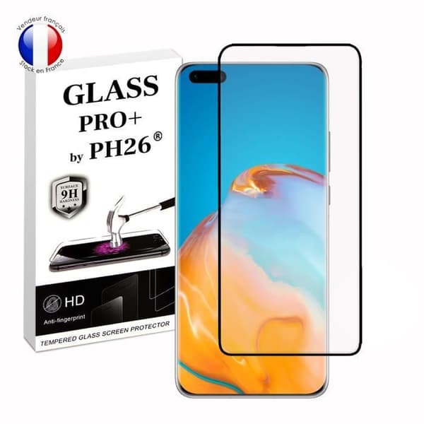FULL skyddsfilm för Huawei P40 Pro i ultrabeständigt härdat glas (maximal hårdhet)