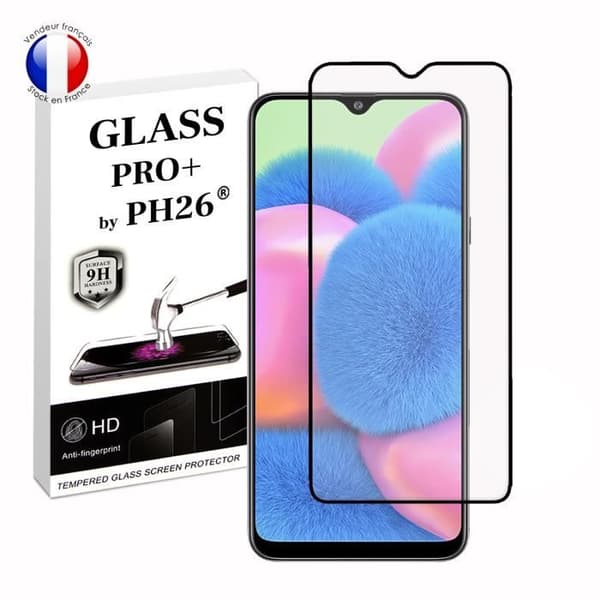 FULL skyddsfilm för Samsung Galaxy A30s i ultrabeständigt härdat glas (maximal hårdhet)