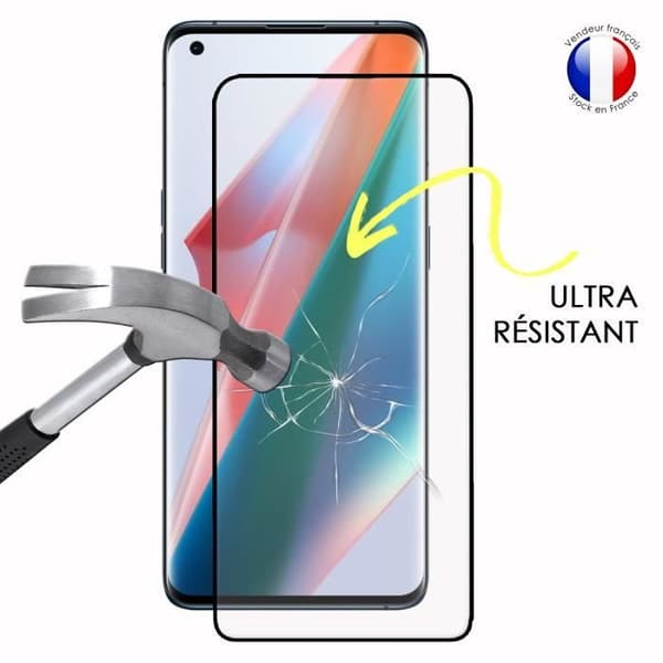 Paket med 2 HELA skyddsfilmer för Oppo Find x3 Pro i ultrabeständigt härdat glas (maximal hårdhet)