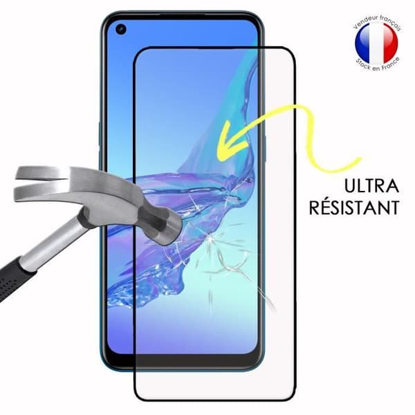 Pack 2 HELA skyddsfilmer för Oppo A53 i ultrabeständigt härdat glas (maximal hårdhet)