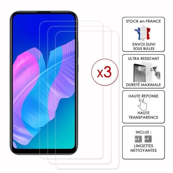 Pack 2 skärmskydd för Honor Play 20 i ultrabeständigt härdat glas (maximal hårdhet)