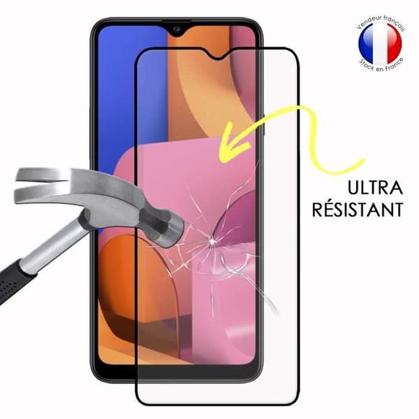 Pack 3 HELA skyddsfilmer för Samsung Galaxy A20s i ultrabeständigt härdat glas (maximal hårdhet)
